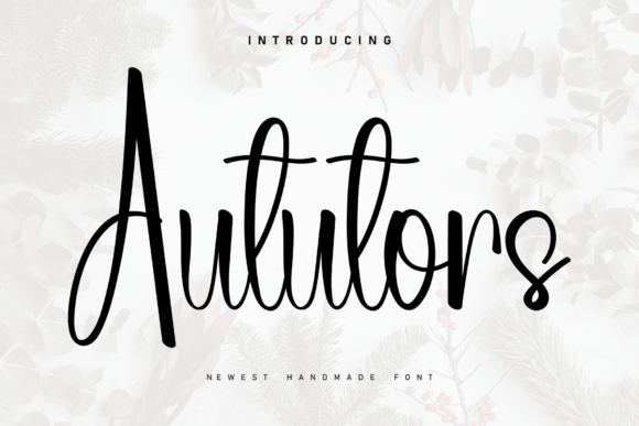 Choosing Aututors: A Refined Handwritten Font for Editorial Serenity