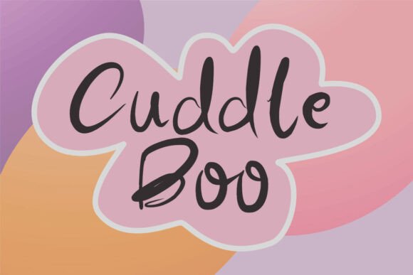 Cuddle Boo: A Heartfelt Script Font for Editorial Warmth