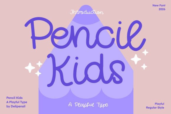 Pencil Kids: The Playful Handwritten Font Your Brand Story Needs