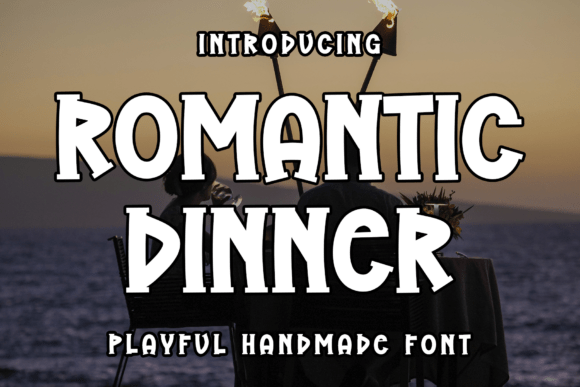 Romantic Dinner: A Graceful Script Font for Handmade Elegance