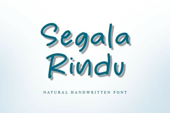 Segala Rindu: A Font That Writes With Authentic Joy