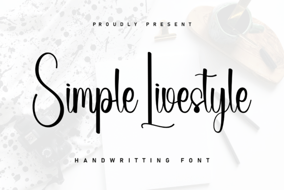 Simple Livestyle: A Handwritten Font for Crafters
