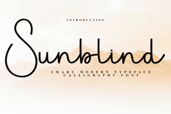 Sunblind: A Font Designed for Modern Campaigns