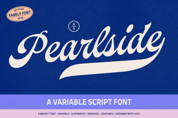 Testing Pearlside: How a Retro Script Font Became My Go-To for Brand Personality