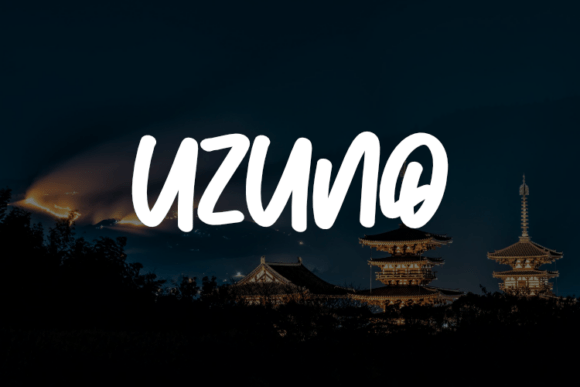 Uzuno: A Modern Typeface Built for Real Campaigns