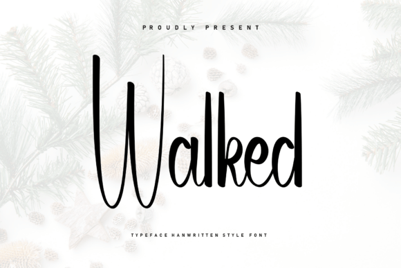 Walked: A Handwritten Font for Editorial Warmth and Style